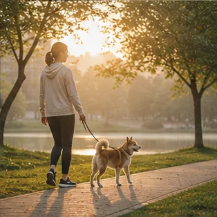 Editorial image of life with dogs and their care