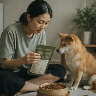 Editorial image of life with dogs and their care