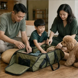 Editorial image of life with dogs and their care