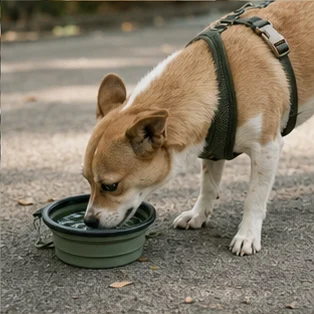 Editorial image of life with dogs and their care