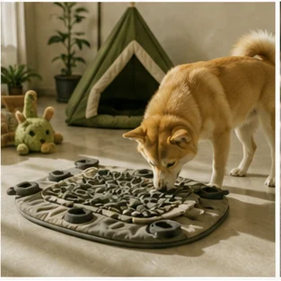 Editorial image of life with dogs and their care