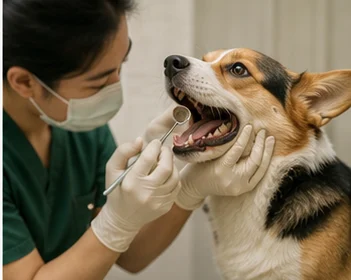 Editorial image of life with dogs and their care