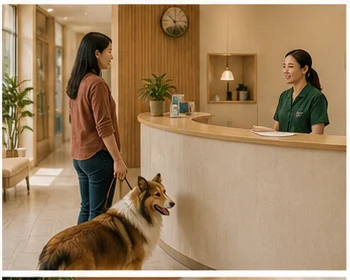 Editorial image of life with dogs and their care