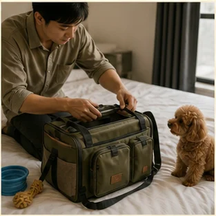 Editorial image of life with dogs and their care